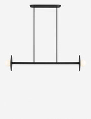 Nodes Medium Linear Chandelier - Dining Room Chandelier Fixture