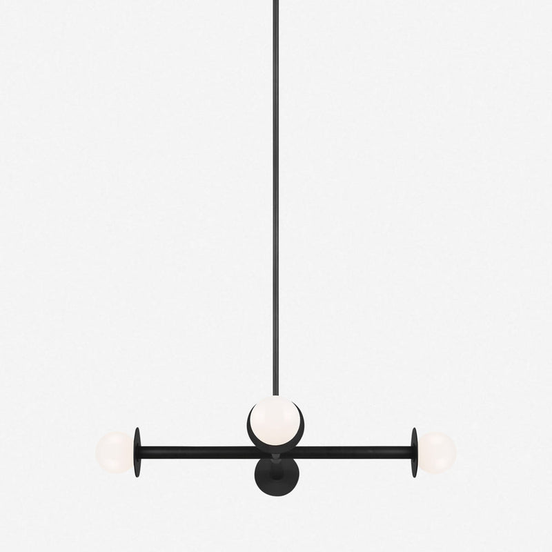 Nodes Wide Chandelier - Dining Room Chandelier Fixture Modern Home