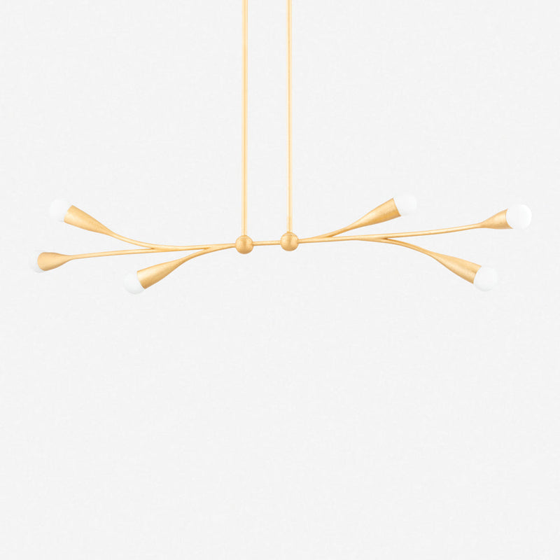 Elsa Linear Chandelier - Dining Room Chandelier Fixture Modern Home