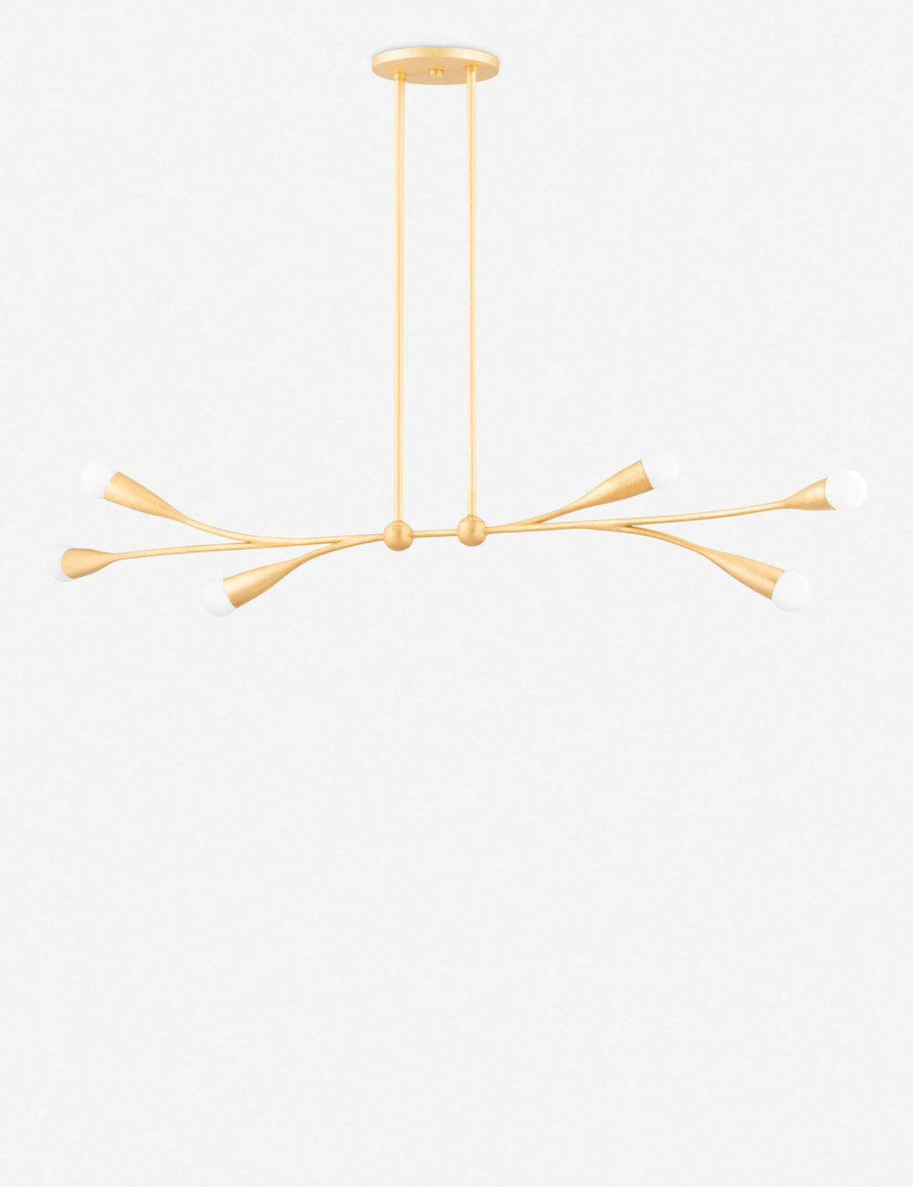 Elsa Linear Chandelier - Dining Room Chandelier Fixture Modern Home in a room