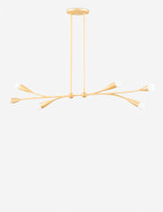 Elsa Linear Chandelier - Dining Room Chandelier Fixture Modern Home