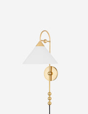 Talise Plug-In Sconce - Wall Sconce Lighting for Bedrooms Fixture