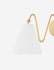 Dellon Single Plug-In Sconce - Wall Sconce Lighting for Bedrooms
