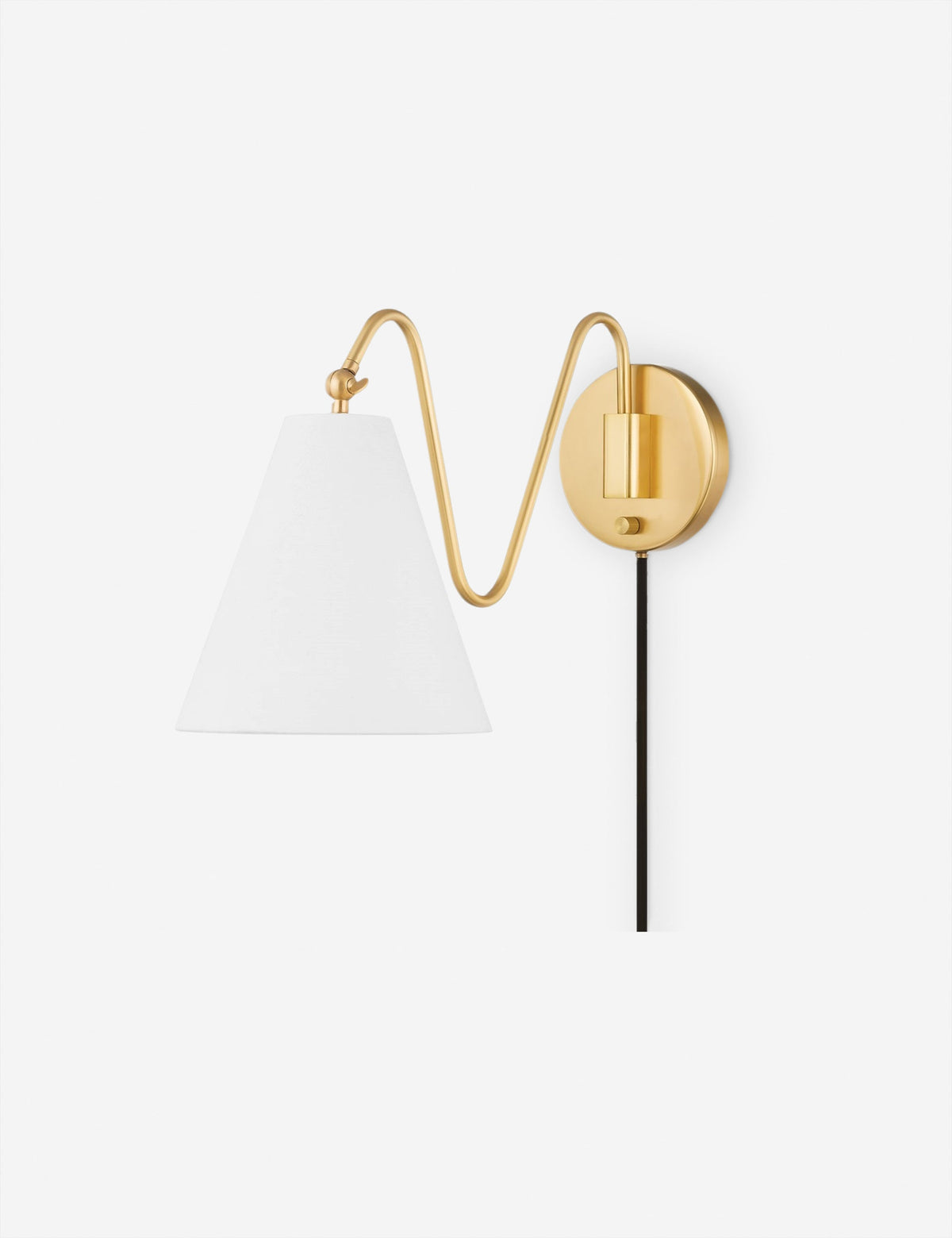 Dellon Single Plug-In Sconce - Wall Sconce Lighting for Bedrooms in a room