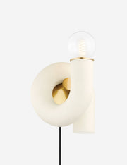 Ludo Plug-In Sconce - Wall Sconce Lighting for Bedrooms Fixture