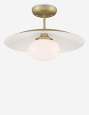 Shah Semi-Flush Mount Light - Semi Flush Ceiling Light for Bedrooms