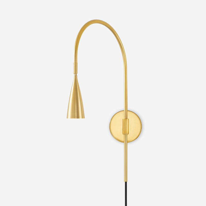 Milford Plug-In Sconce - Wall Sconce Lighting for Bedrooms Fixture