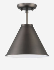 Cannon Semi-Flush Mount Light - Semi Flush Ceiling Light for Bedrooms
