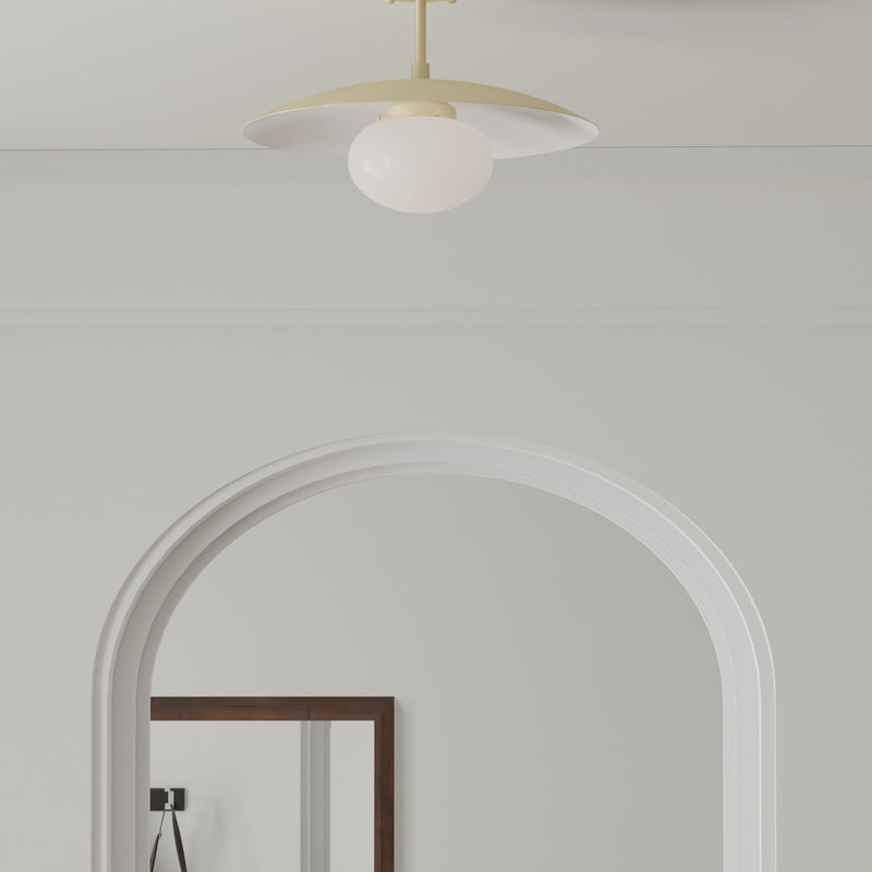 Shah Semi-Flush Mount Light - Semi Flush Ceiling Light for Bedrooms
