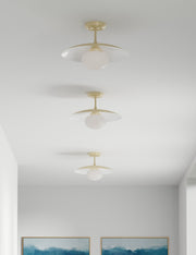 Shah Semi-Flush Mount Light - Semi Flush Ceiling Light for Bedrooms