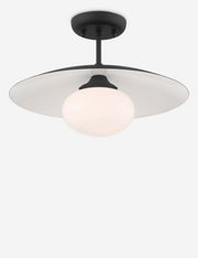 Shah Semi-Flush Mount Light - Semi Flush Ceiling Light for Bedrooms