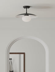 Shah Semi-Flush Mount Light - Semi Flush Ceiling Light for Bedrooms