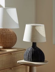 Yarrow Table Lamp - Designer Table Lamp for Nightstands Light