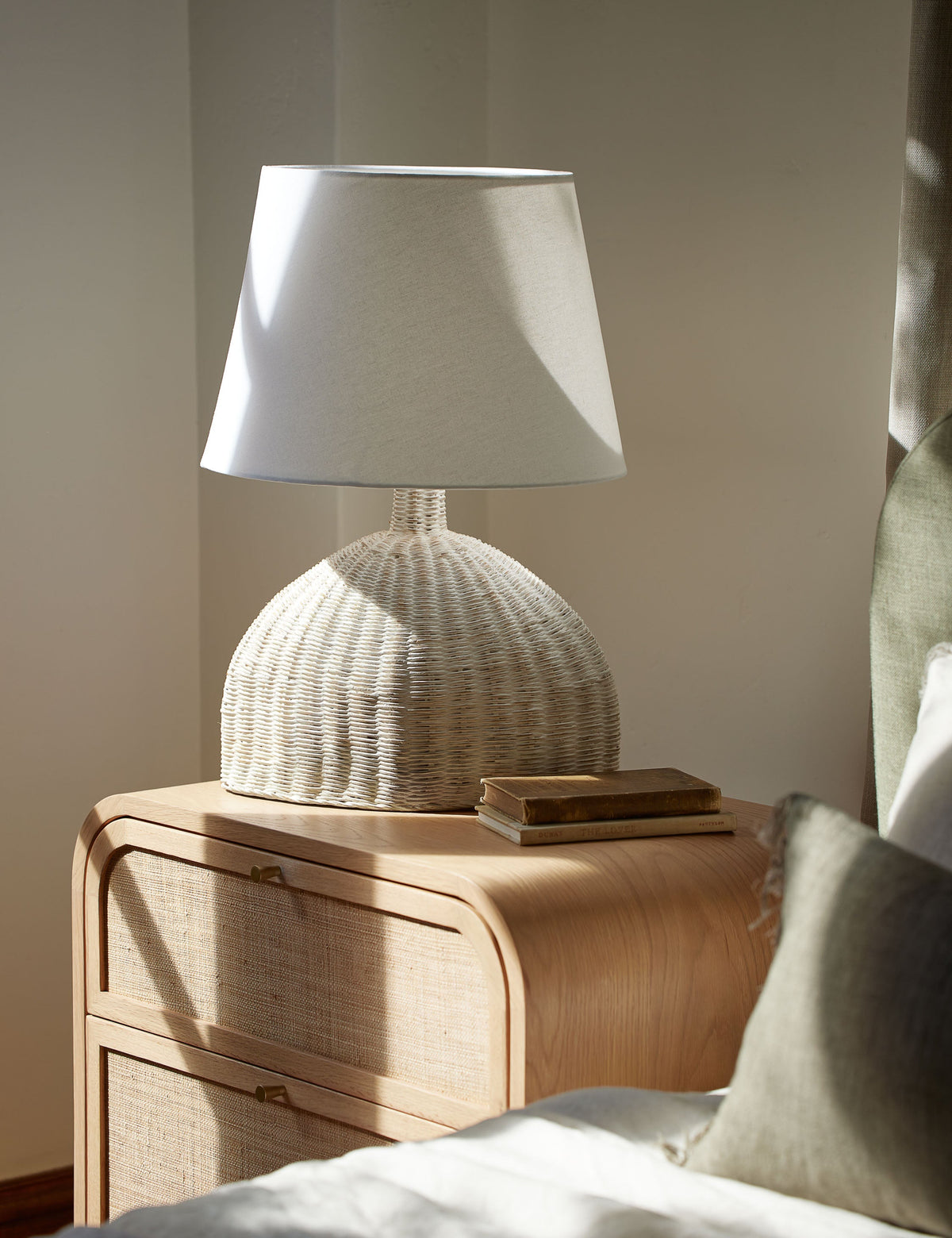 Yarrow Table Lamp - Designer Table Lamp for Nightstands Light