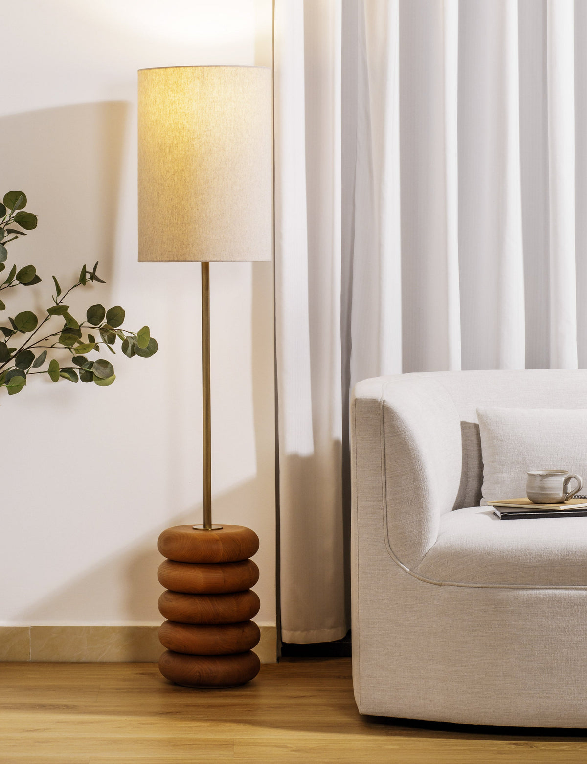 Linus Floor Lamp - Living Room Floor Lamp for Living Rooms Light in a room