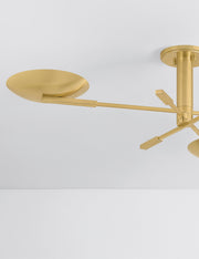 Marzio Semi-Flush Mount Light - Semi Flush Ceiling Light for Bedrooms