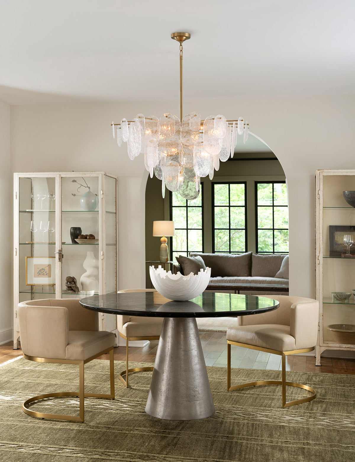 Echo Chandelier - Dining Room Chandelier Fixture for Dining Rooms in a room