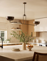 Talley Linear Chandelier - Dining Room Chandelier Fixture Modern Home