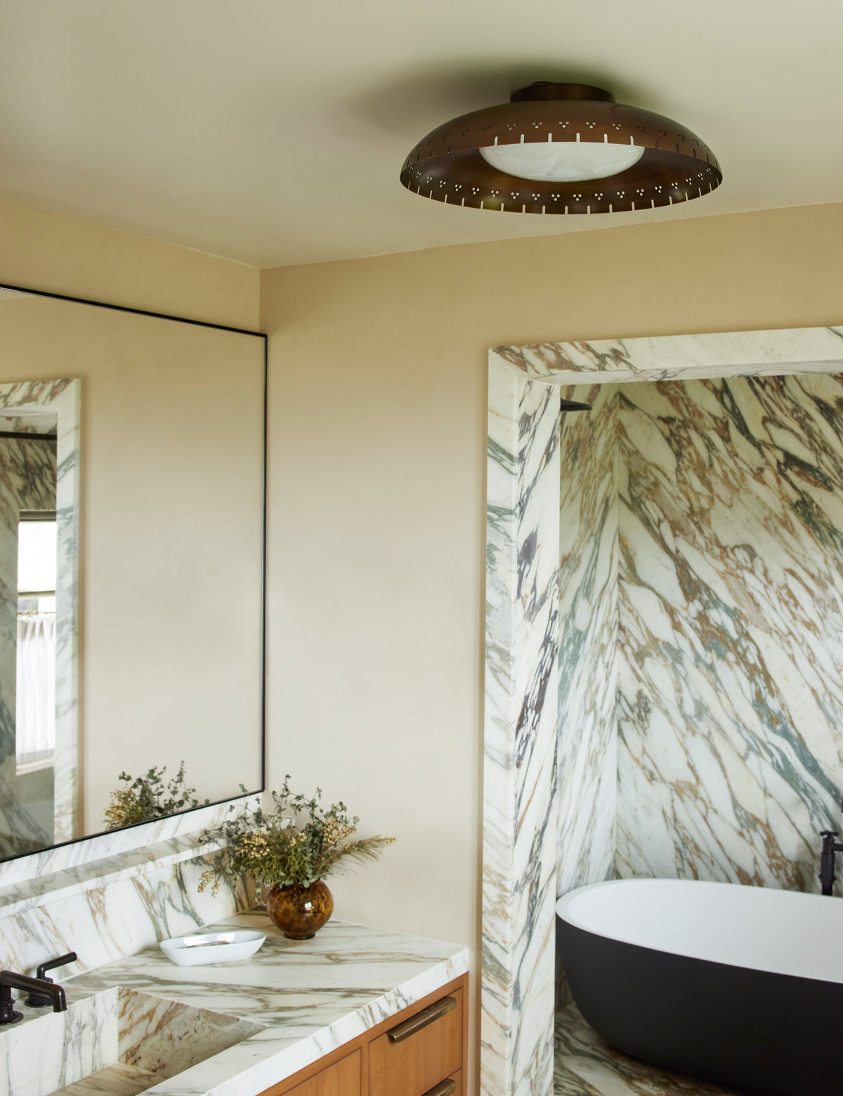 Omero Flush Mount Light - Flush Mount Ceiling Light for Hallways