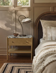 Pittman Table Lamp - Designer Table Lamp for Nightstands Light
