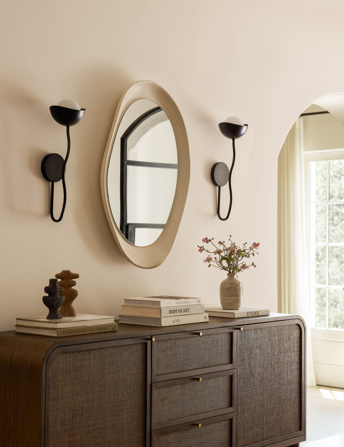 Kukka Sconce - Wall Sconce Lighting for Bedrooms Modern Wall Light in a room