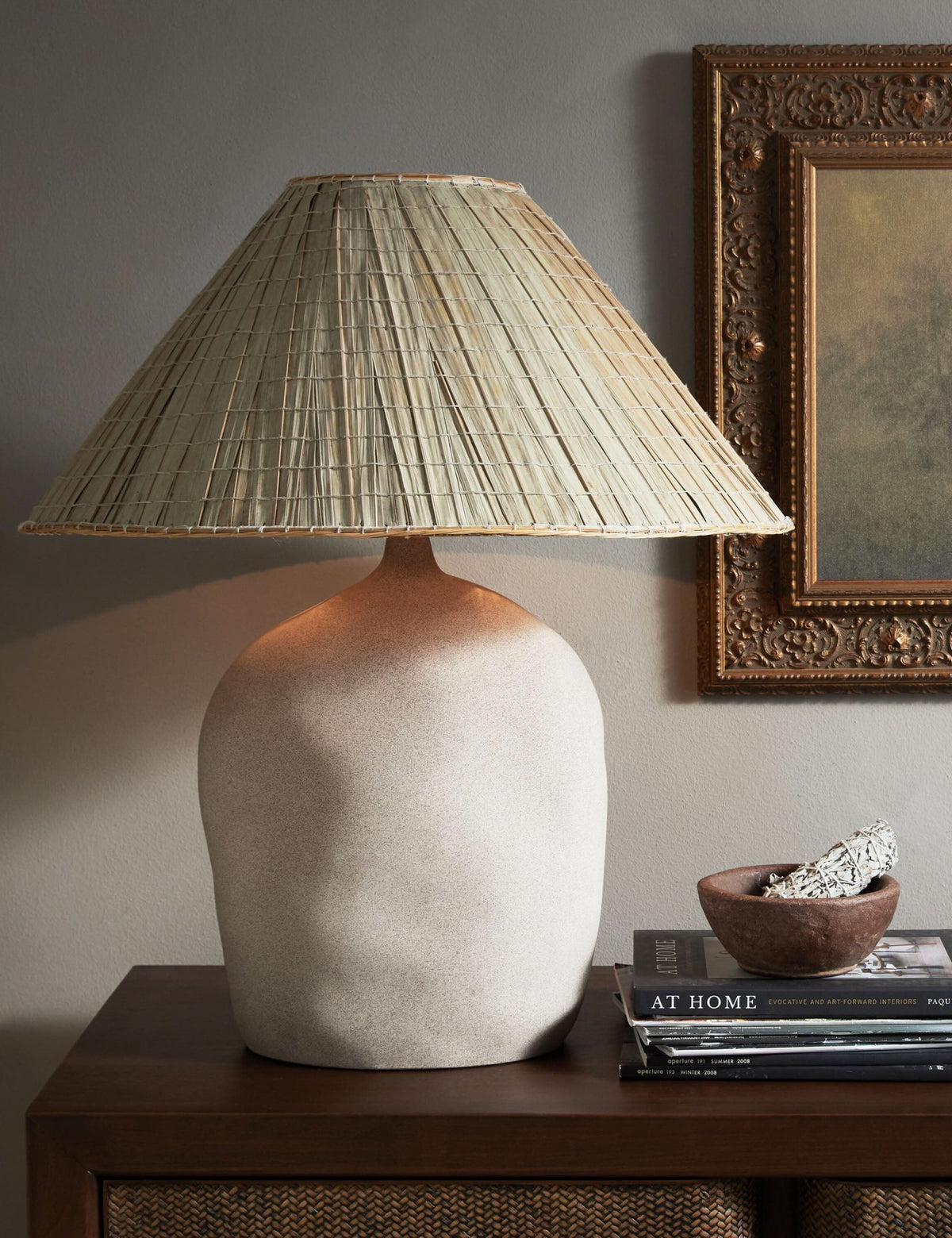 Ertha Table Lamp - Designer Table Lamp for Nightstands | Home Lighting in a room