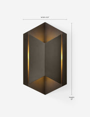 Keshika Outdoor Sconce - Wall Sconce Lighting for Bedrooms Fixture