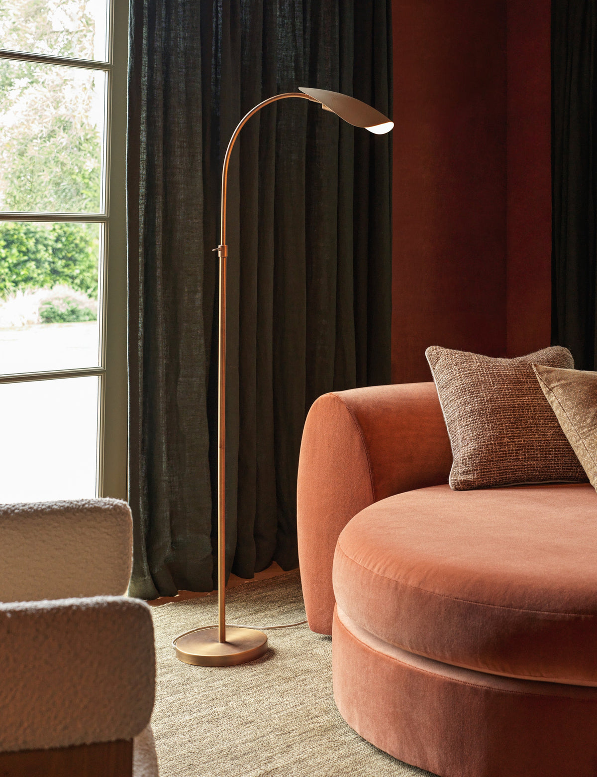 Brevin Task Floor Lamp - Living Room Floor Lamp for Living Rooms in a room