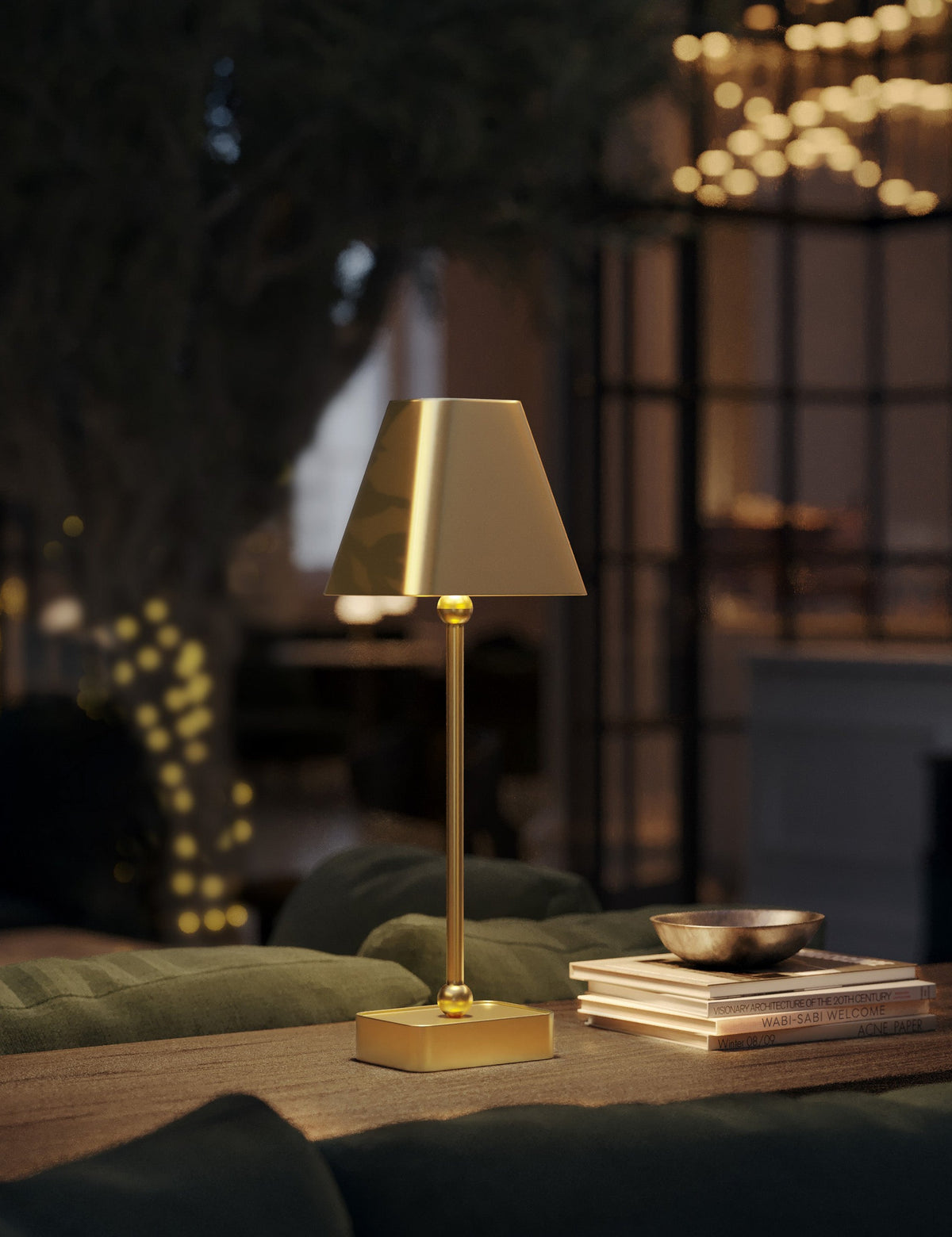 Hedley Cordless Table Lamp - Cordless Rechargeable Lamp Portable Light in a room