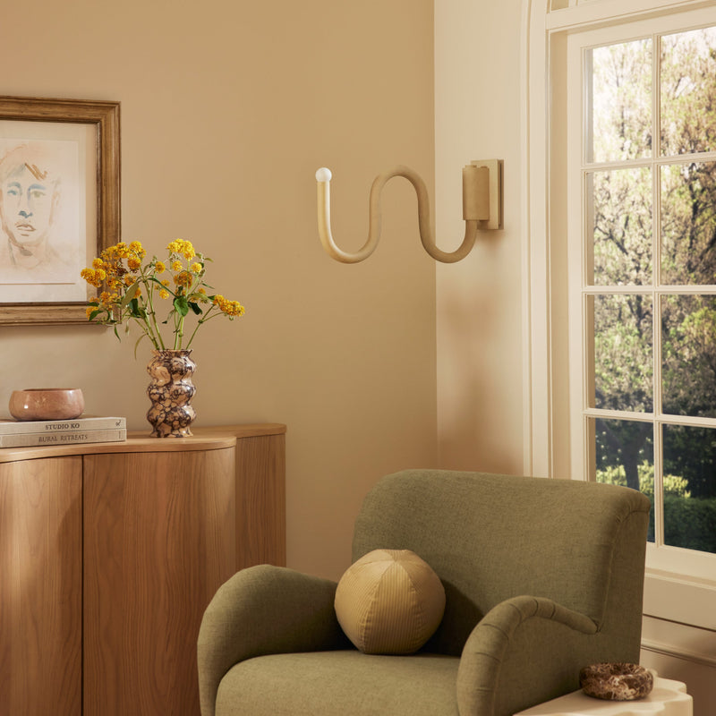 Noor Swing Arm Sconce - Wall Sconce Lighting for Bedrooms Fixture