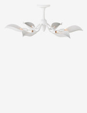Popelin Semi-Flush Mount Light - Semi Flush Ceiling Light for Bedrooms
