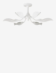 Popelin Semi-Flush Mount Light - Semi Flush Ceiling Light for Bedrooms