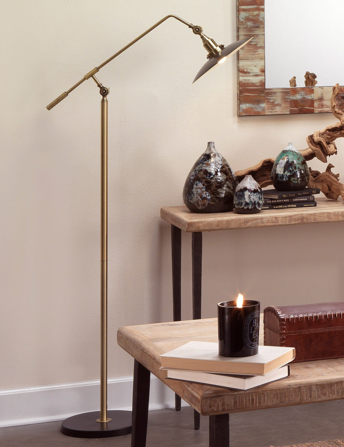 Whitman Task Floor Lamp - Living Room Floor Lamp for Living Rooms in a room