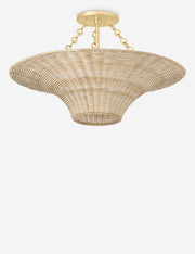 Faysal Semi-Flush Mount Light - Semi Flush Ceiling Light for Bedrooms