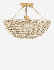 Rakesh Semi-Flush Mount Light - Semi Flush Ceiling Light for Bedrooms