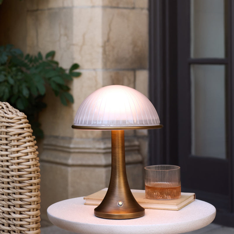 Chamblin Outdoor Cordless Table Lamp - Cordless Rechargeable Lamp