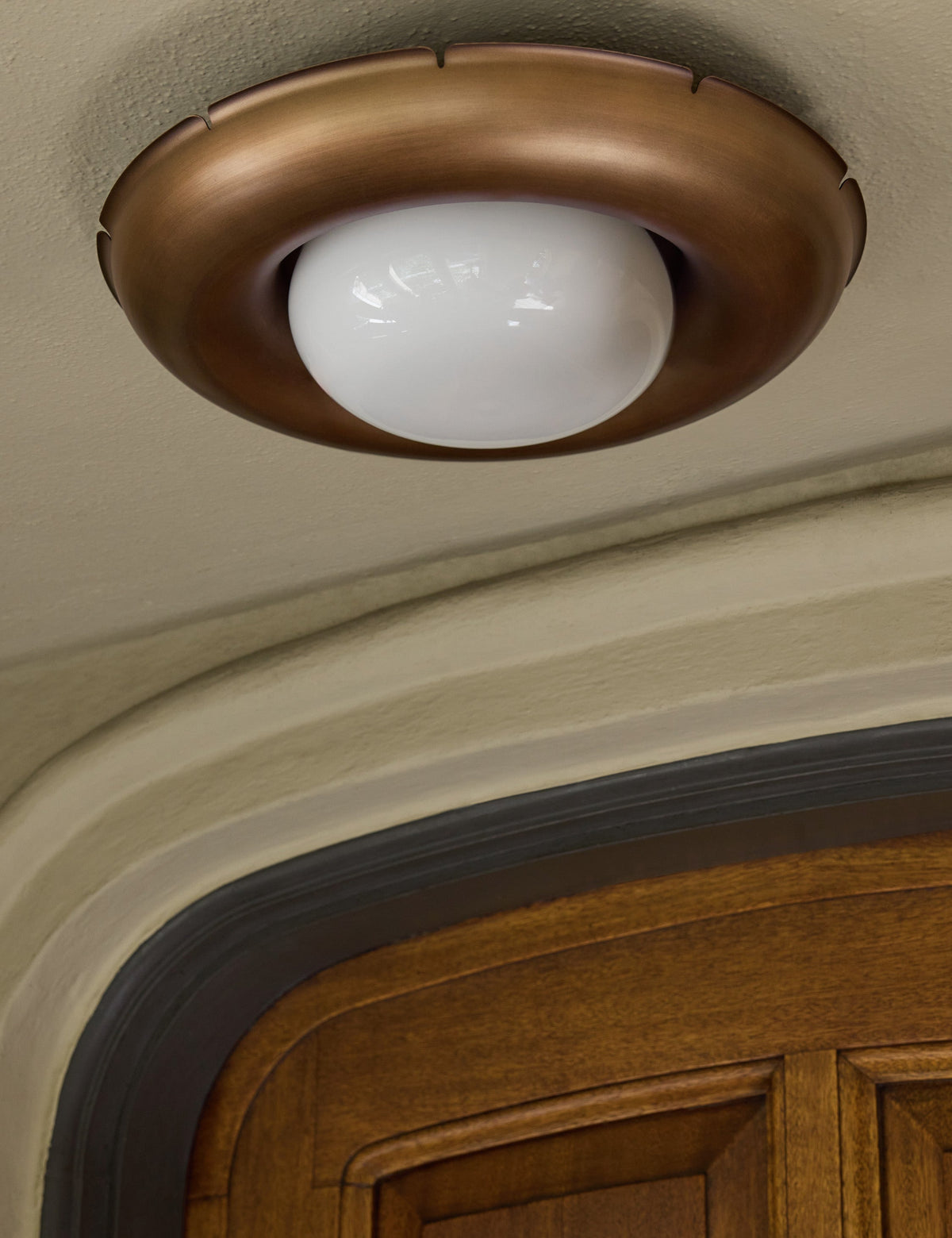 Cristobal Outdoor Flush Mount Light - Flush Mount Ceiling Light in a room