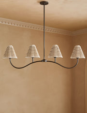 Jordan Linear Chandelier - Dining Room Chandelier Fixture Modern Home