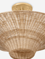 Faysal Semi-Flush Mount Light - Semi Flush Ceiling Light for Bedrooms