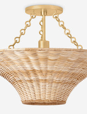 Faysal Semi-Flush Mount Light - Semi Flush Ceiling Light for Bedrooms