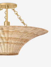 Faysal Semi-Flush Mount Light - Semi Flush Ceiling Light for Bedrooms