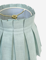 Solid Classic Box Pleat Lampshade - Designer Table Lamp Light