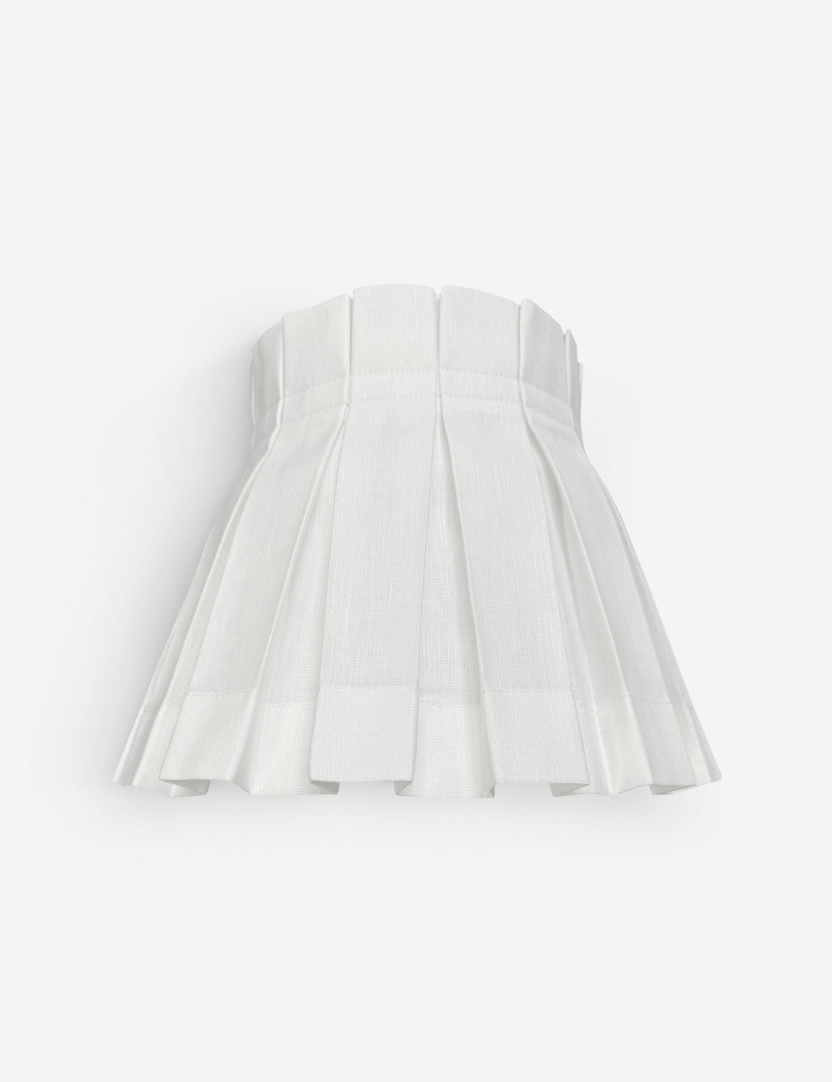 Solid Classic Box Pleat Lampshade - Designer Table Lamp Light in a room