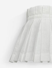 Solid Classic Box Pleat Lampshade - Designer Table Lamp Light