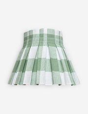 Plaid Classic Box Pleat Lampshade - Designer Table Lamp Light