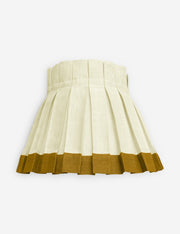 Color Block Classic Box Pleat Lampshade - Designer Table Lamp