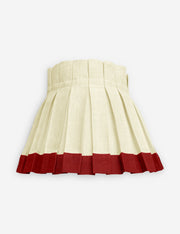 Color Block Classic Box Pleat Lampshade - Designer Table Lamp