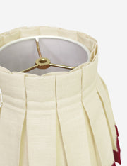 Color Block Classic Box Pleat Lampshade - Designer Table Lamp