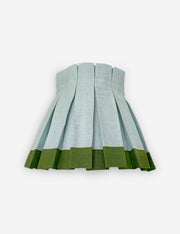 Color Block Classic Box Pleat Lampshade - Designer Table Lamp