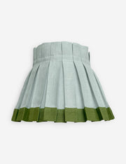 Color Block Classic Box Pleat Lampshade - Designer Table Lamp
